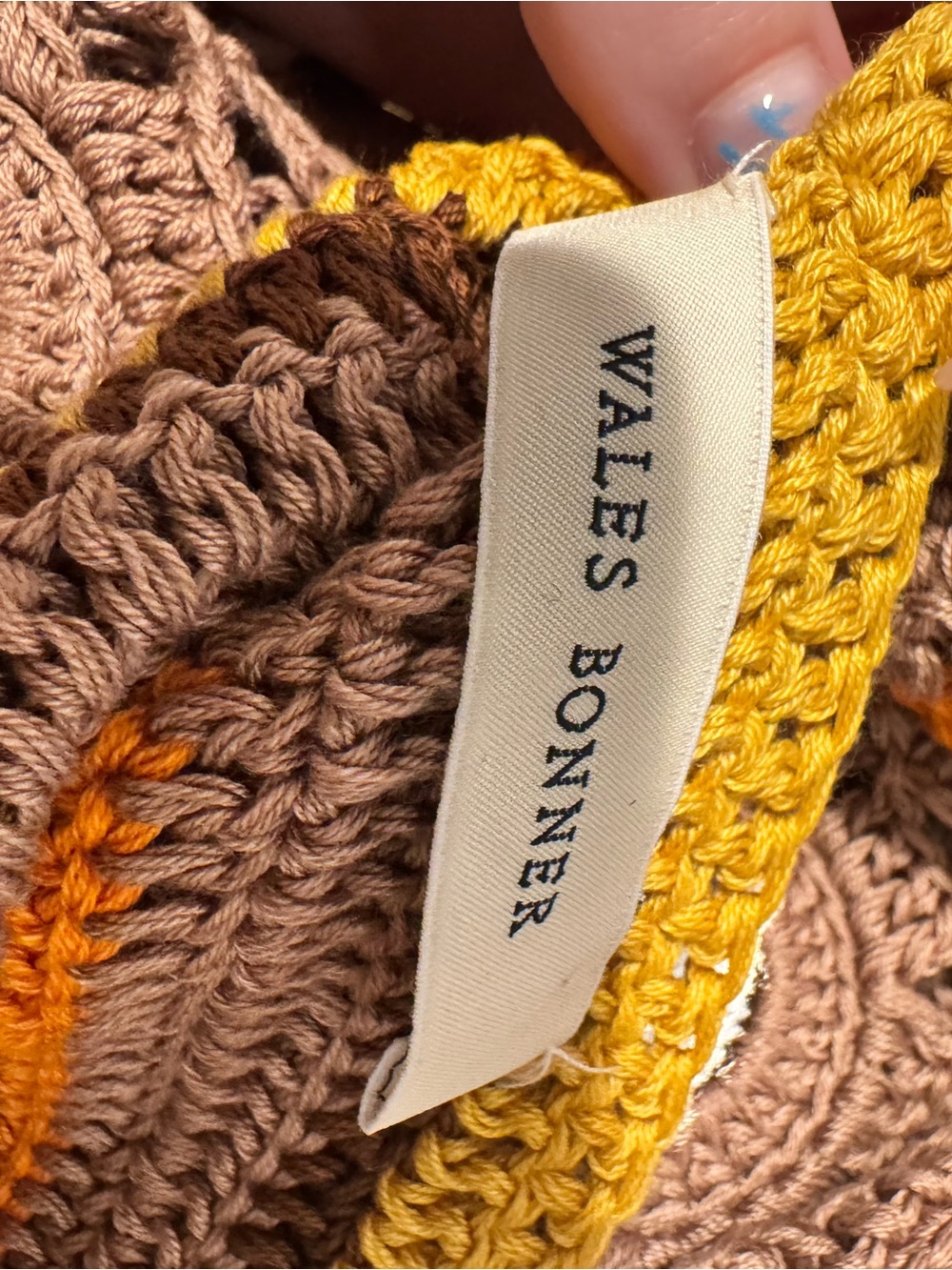 Wales Bonner Marimba Crochet Top - Picture 3 of 3